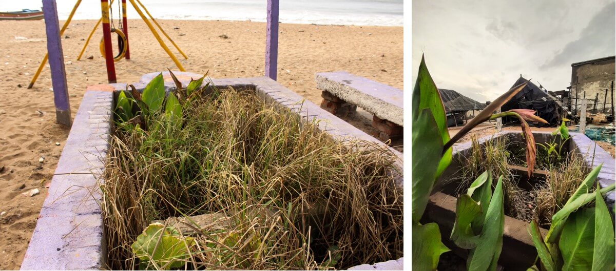 Net protection raised to prevent garbage from entering BGI.