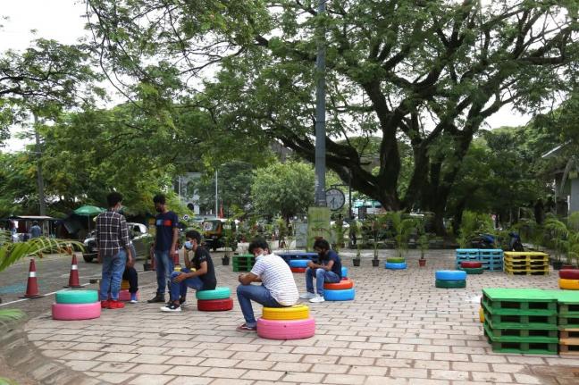 Quick temporary interventions are an effective way to demonstrate the impacts of spatial design.