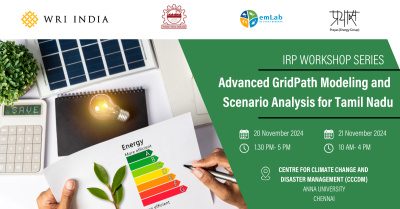IRP Workshop : Advanced GridPath Modeling and Scenario Analysis for Tamil Nadu