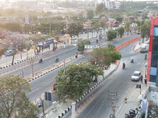 The lack of pedestrian infrastructure forces people to walk on the carriageway, making them vulnerable to road crashes.