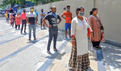 Now as India fights a tough second wave of infections, the way forward after this unprecedented upheaval will define the course of the year ahead. Photo by PTI.