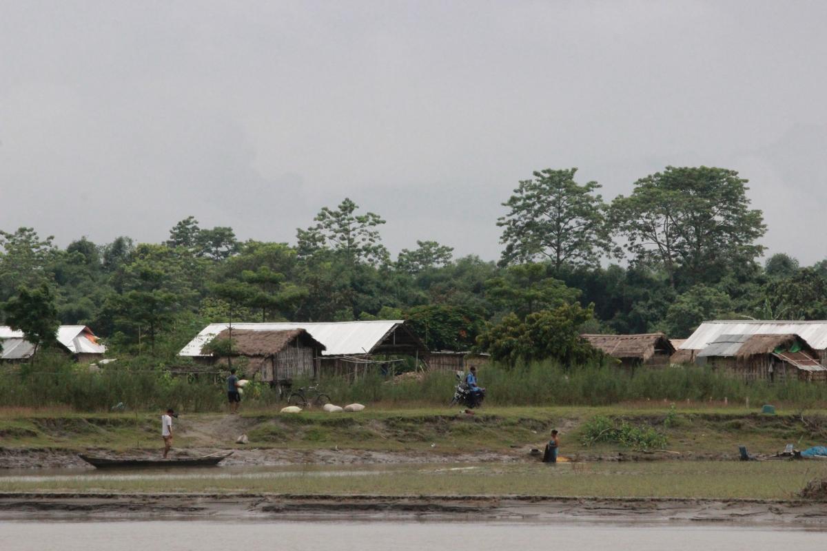 The river Inches closer every year