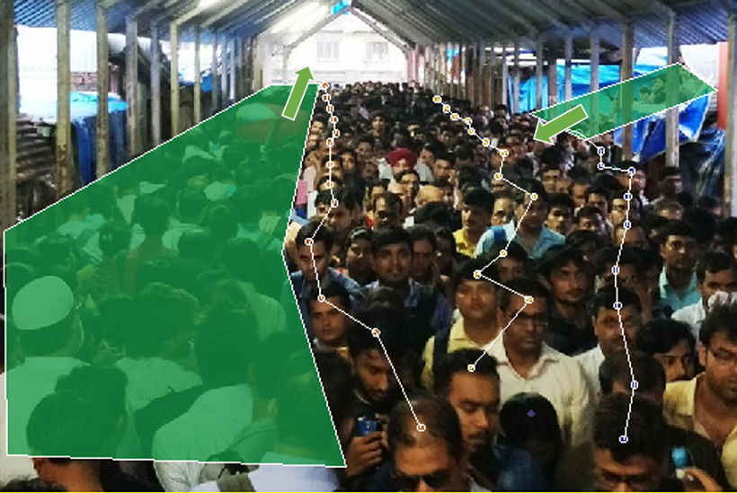 Andheri, 6 p.m., February 3, 2020. The only interchange station in the western suburbs that provides access to the Mumbai Metro Line 1.